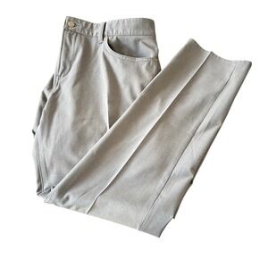 BOSS Delaware Slim Fit Performance Stretch Chinos Brown Men's Pants 38x32